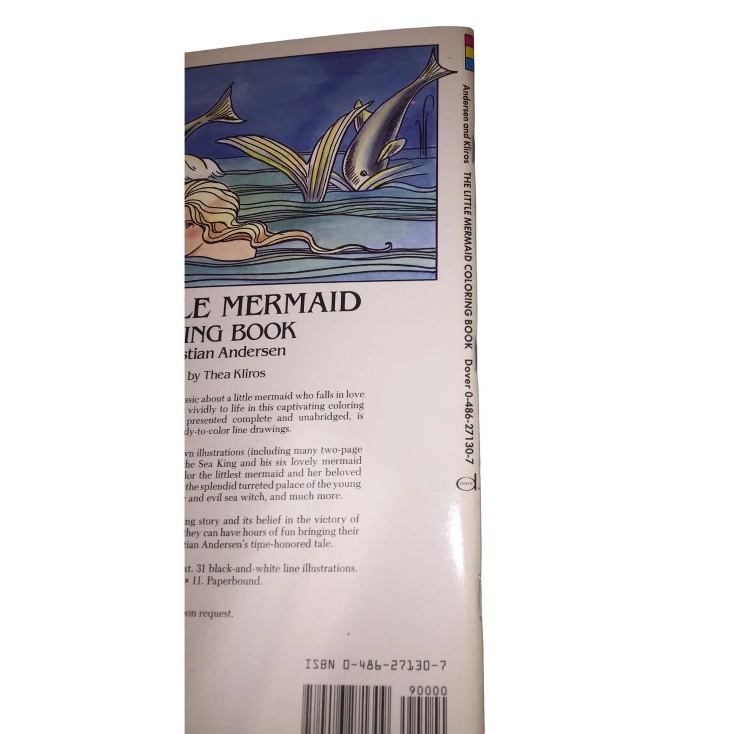The Little Mermaid Coloring Book by Hans Christian Andersen - A+ Stuff
