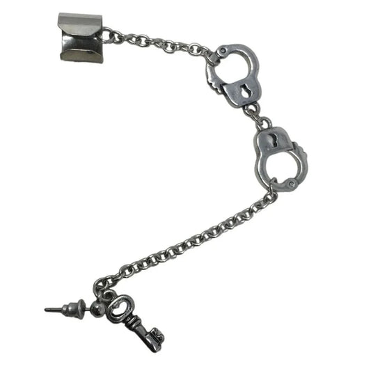 Handcuff Earring and Cuff for Upper Earlobe- Dangly Earring Accessory A+ Stuff A+ Stuff