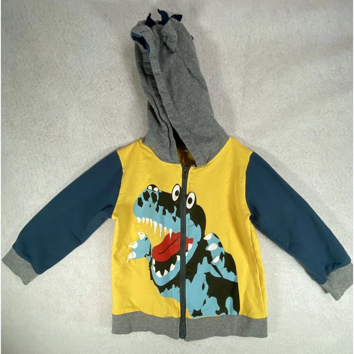 Little Hand - Boys Dinosaur Zip up Hoodie Jacket or sweatshirt - boys size 4T - A+ Stuff