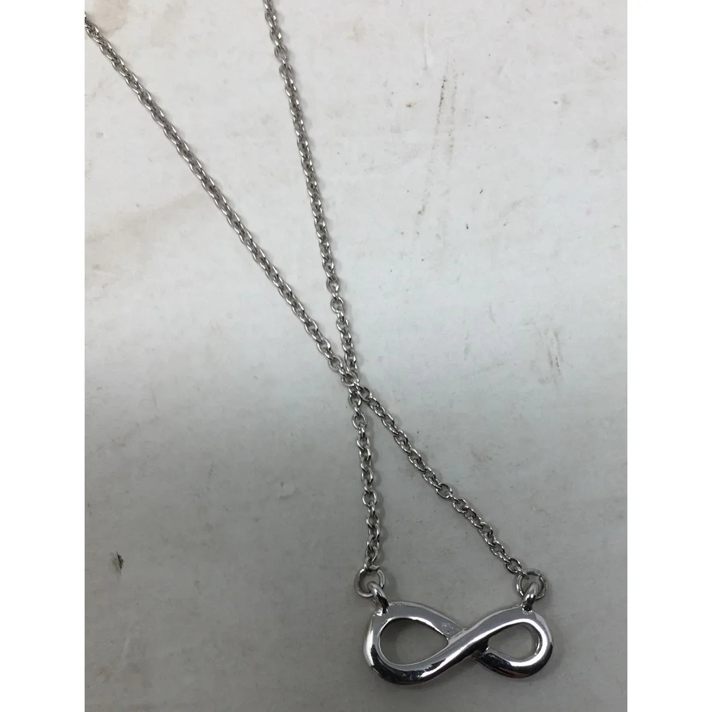Women's Silver tone Necklace with Infinity Symbol & Words "Forever" on the infinity symbol A+ Stuff A+ Stuff