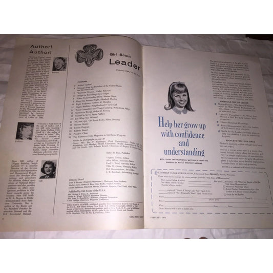 Girl Scout Leader Vintage Collectible Paperback Magazine Feb 1964 - A+ Stuff