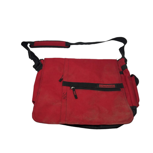 No Boundaries Red and Black School Bag with Pockets and Zippers - A+ Stuff