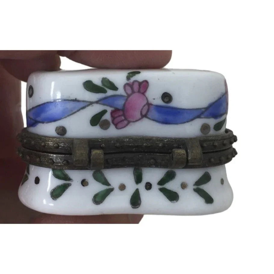 Small Miniature GANZ 25th Anniversary Trinket Heart Shaped Ring Box ganz A+ Stuff