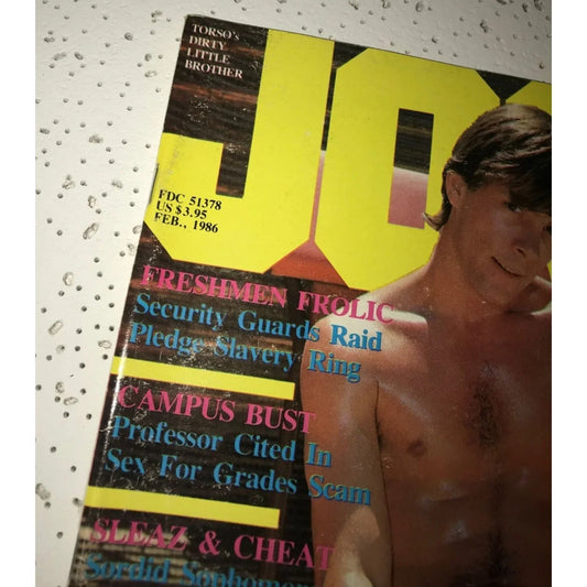 JOCK Feb. 1986 Vintage Gay Magazine - A+ Stuff