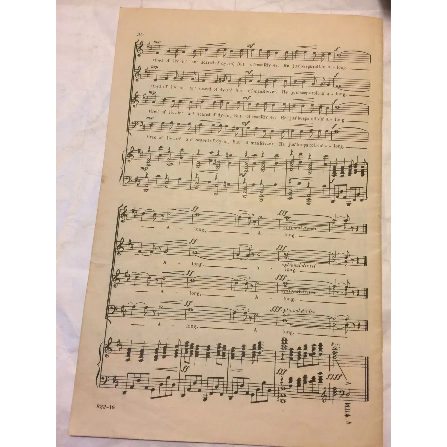 T. B. Harms Choral Publications Arranged for Mixed Voices Vintage Sheet Music - A+ Stuff