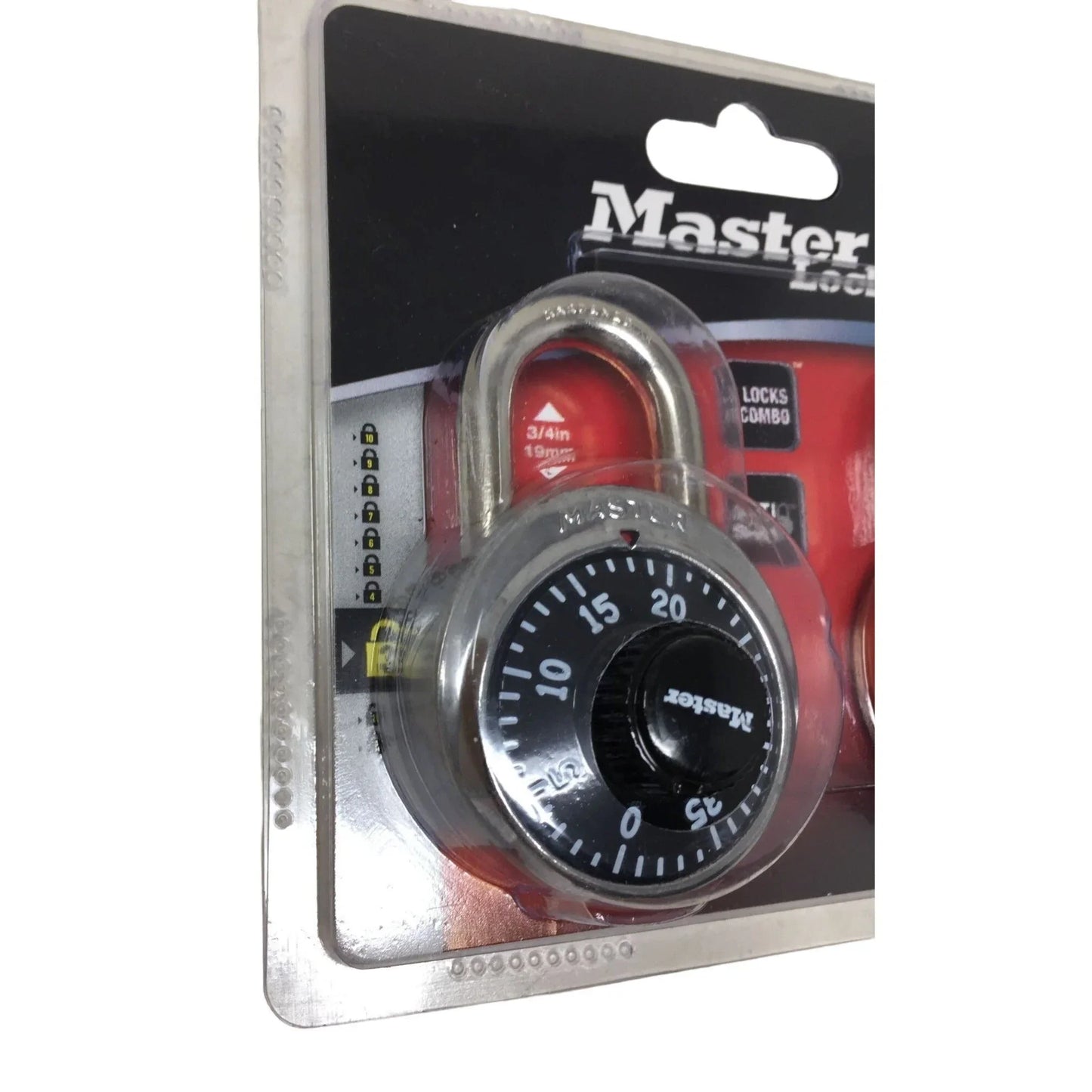 Master Lock Dial Combination Locks Anti- Shim - Two 2 Packs (4 Locks Total) master lock A+ Stuff