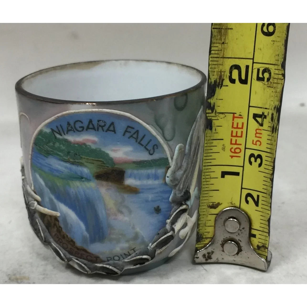 Vintage Niagara Falls Souvenir Cup and Saucer- Dragonware Moriage A+ Stuff A+ Stuff