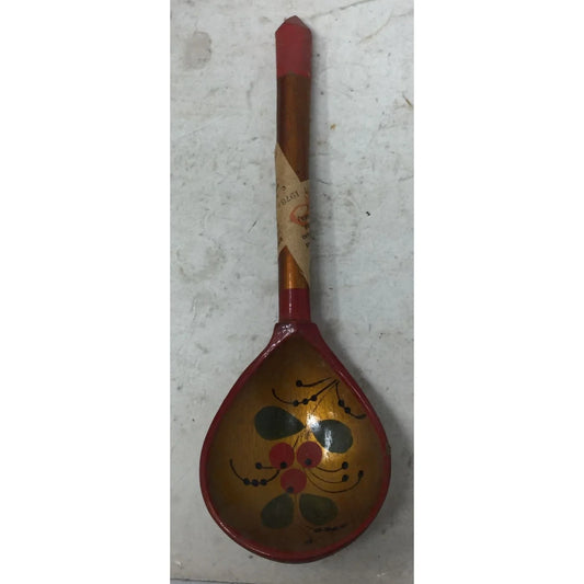 Vintage Russian Khokloma Spoon Floral Folk Art Hand Painted A+ Stuff A+ Stuff