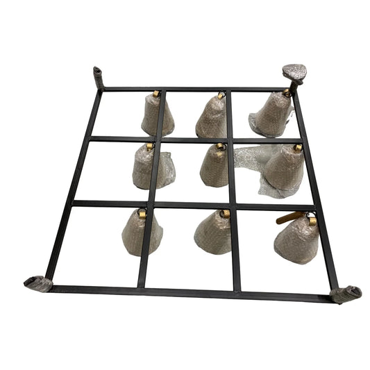 Simply Resonating - Light Bronze Large Bell Wall Decor (32"x32"x5") - A+ Stuff