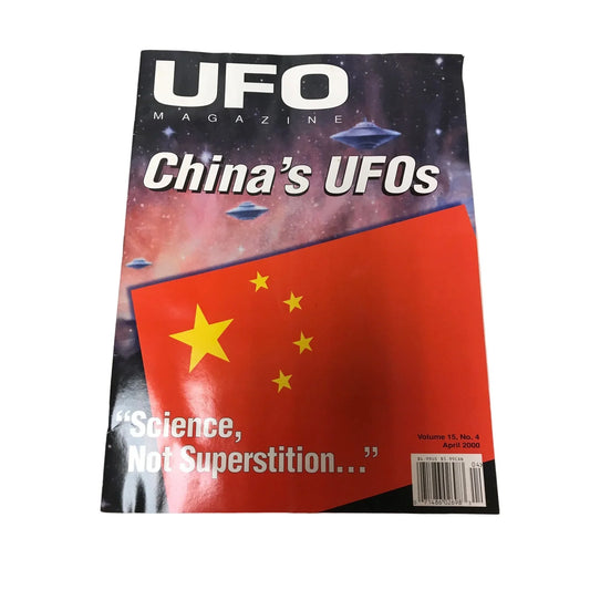 UFO Magazine China's UFOS Vol. 15 No. 4 April 2000 Vintage Magazine - A+ Stuff