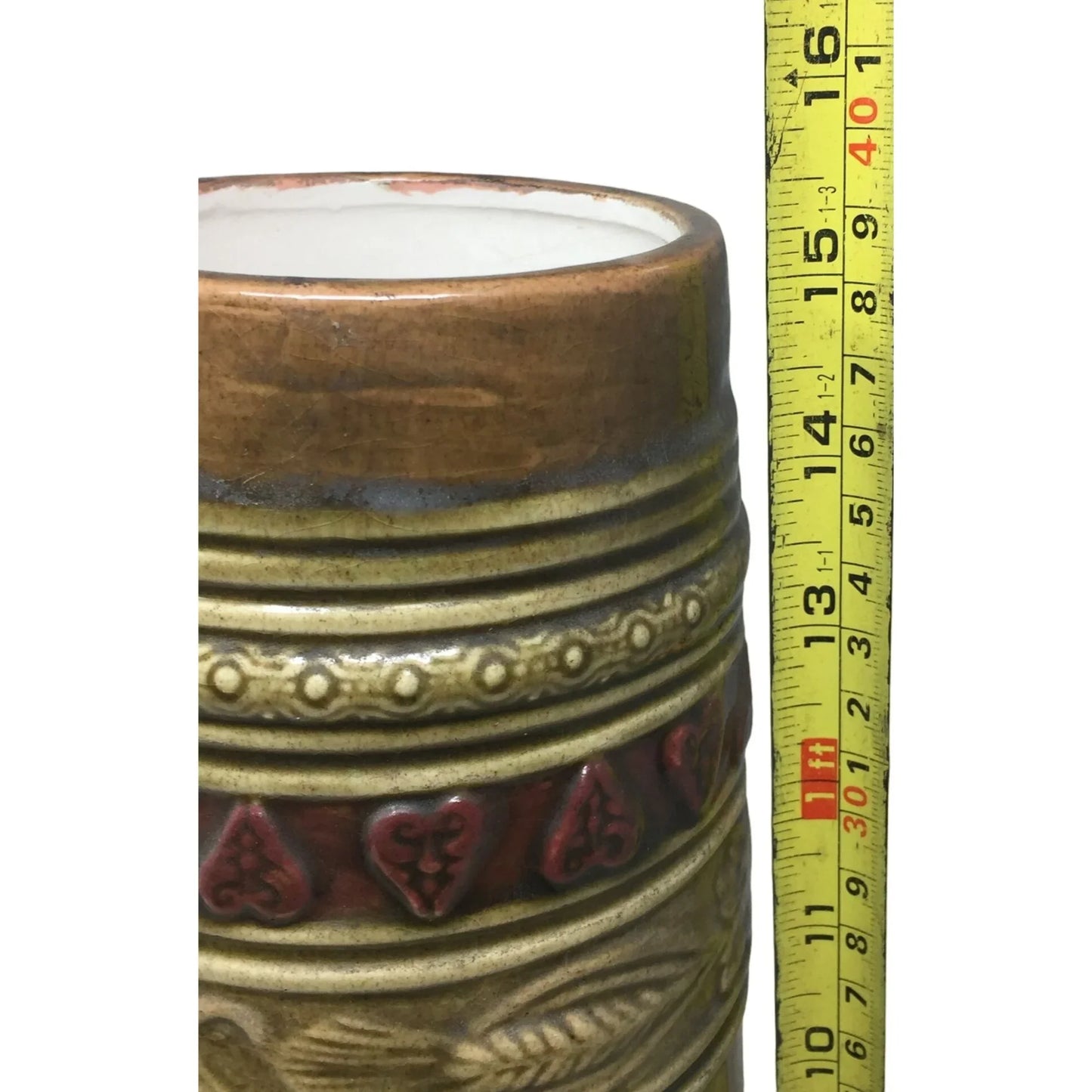 Vintage Large 15 inch Collectible Beer Stein with Handle - A+ Stuff