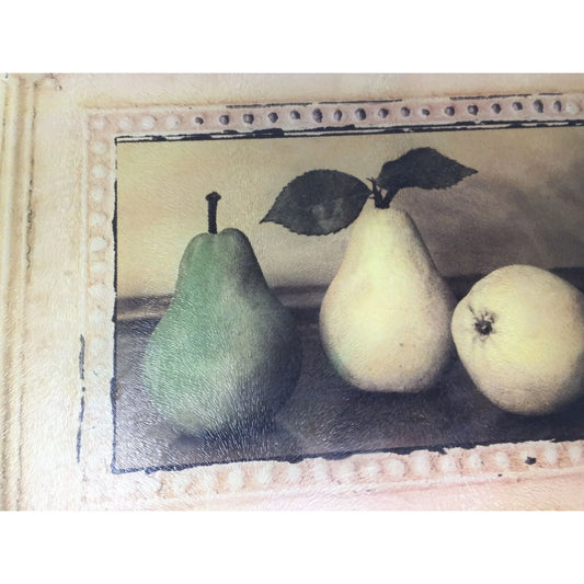 Glass Placemat with Pear Fruits on it (16'' x 12'') A+ Stuff A+ Stuff