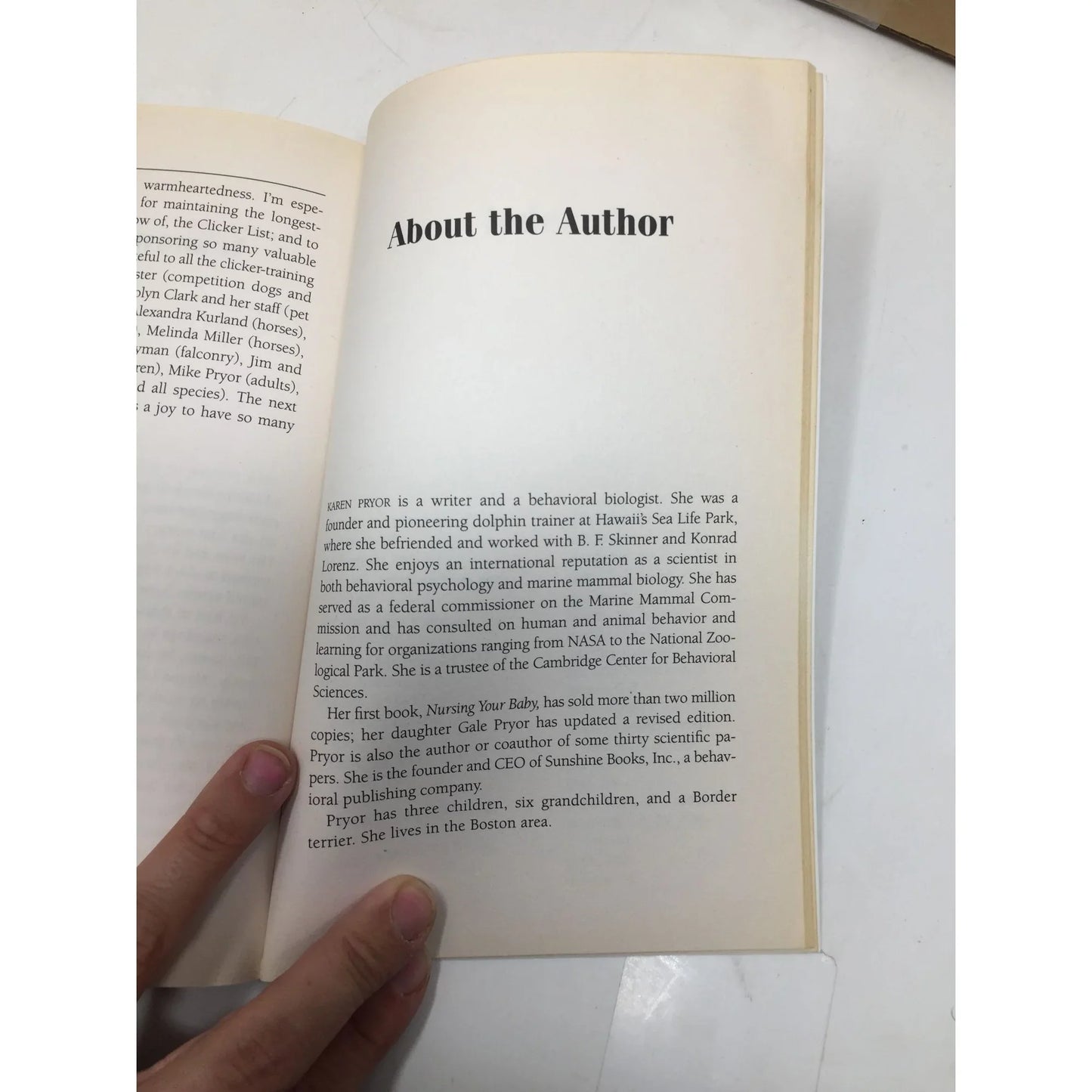 Don't Shoot The Dog Paperback Book by Karen Pryor - A+ Stuff