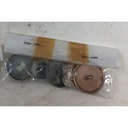 Vintage Miscellaneous Buttons for Jewelry/Clothing- Bag of 5 A+ Stuff A+ Stuff