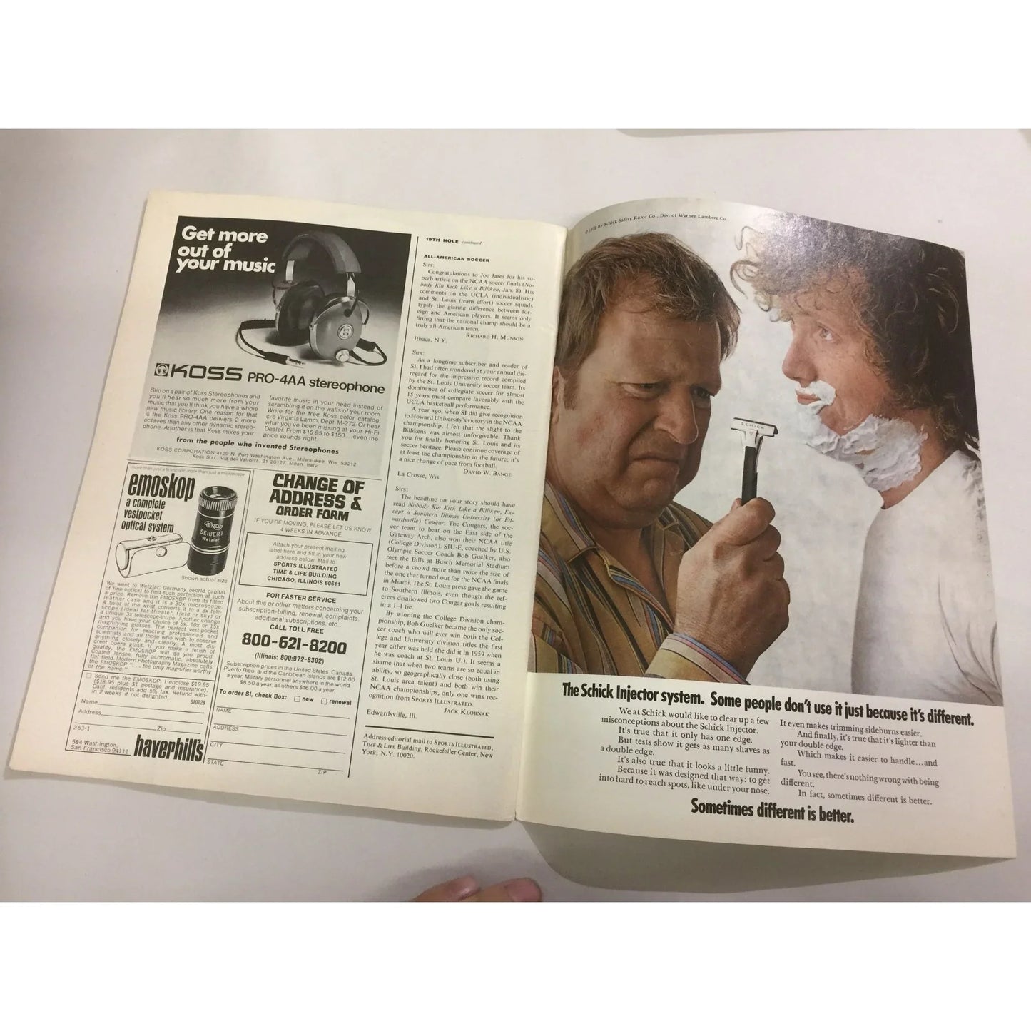 Vintage 1973 Sports Illustrated "Don't Just Sit There" Magazine - A+ Stuff