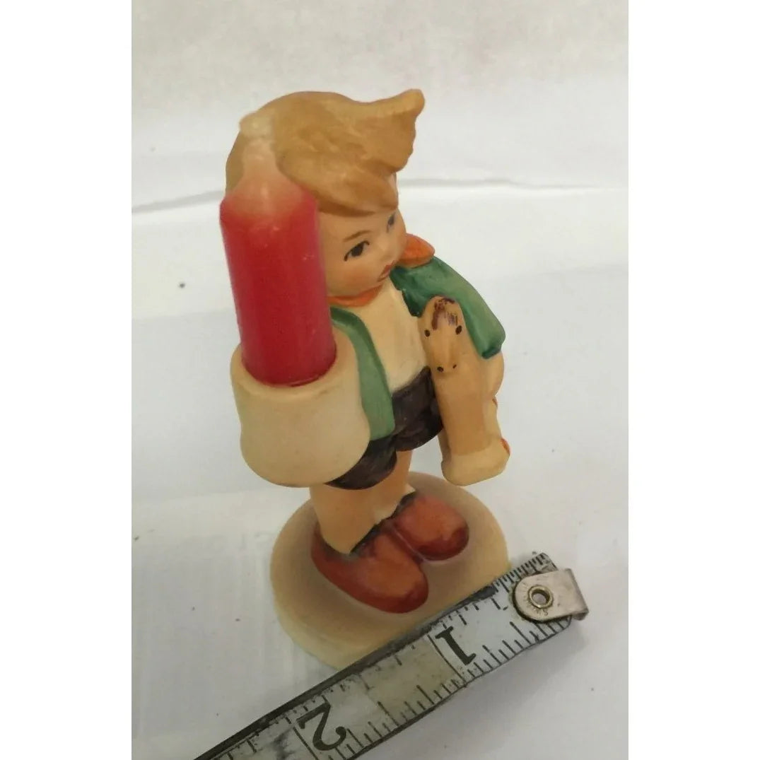 Goebel Hummel W. Germany Advent Candle Holder Figurine Boy - A+ Stuff