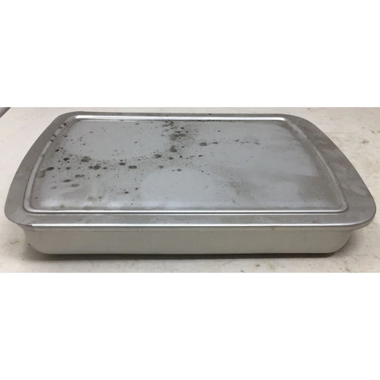 Vintage Silver Metal Lidded Baking Dish/Dessert Dish A+ Stuff A+ Stuff