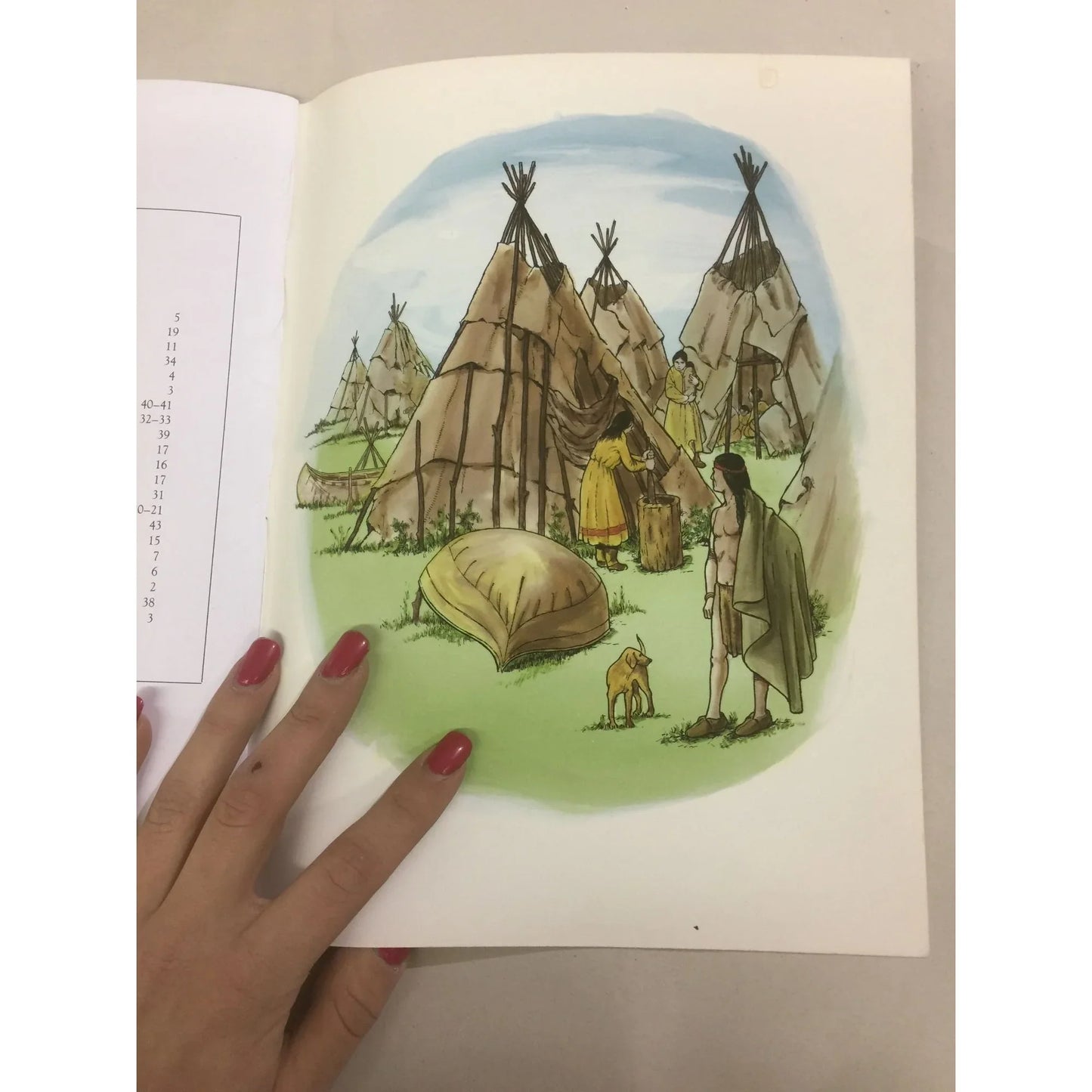 Indian Tribes of North America Dover Coloring Book by Peter Copeland - A+ Stuff