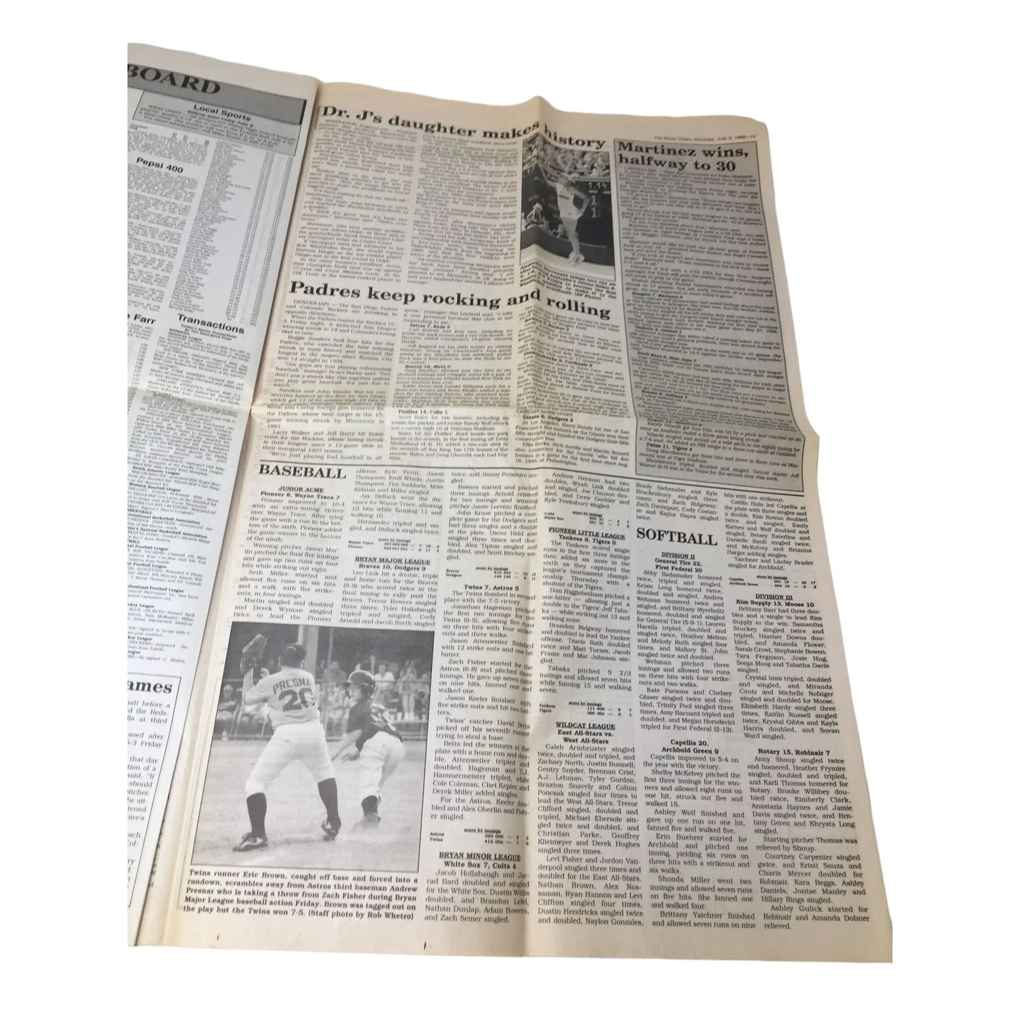Vintage Newspaper- The Bryan Times Sat. July 3, 1999 - A+ Stuff