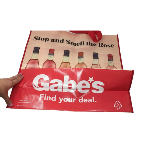 ''Stop and Smell The Rose'' Gabe's Tote Bag - about 20x19'' - A+ Stuff