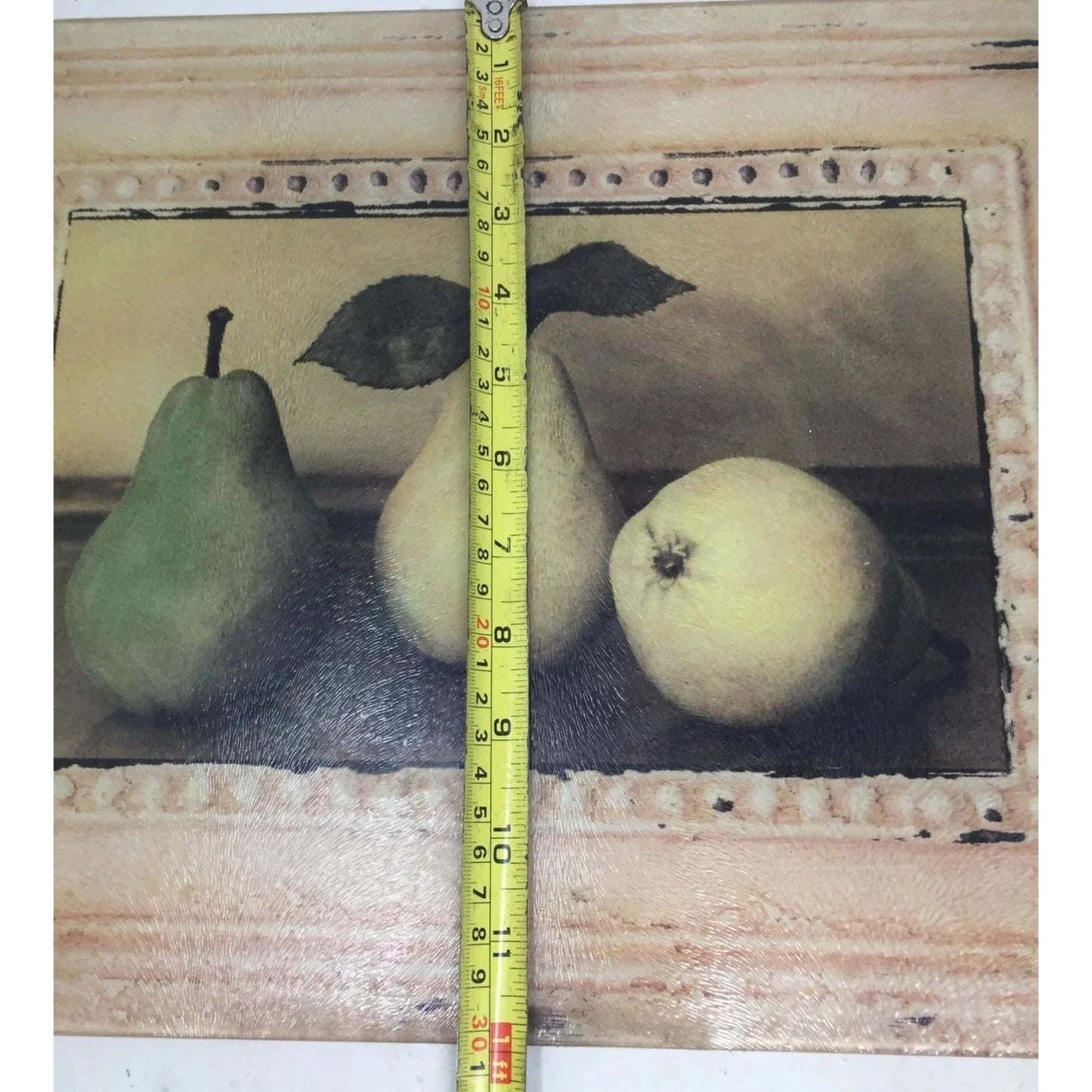 Glass Placemat with Pear Fruits on it (16'' x 12'') A+ Stuff A+ Stuff
