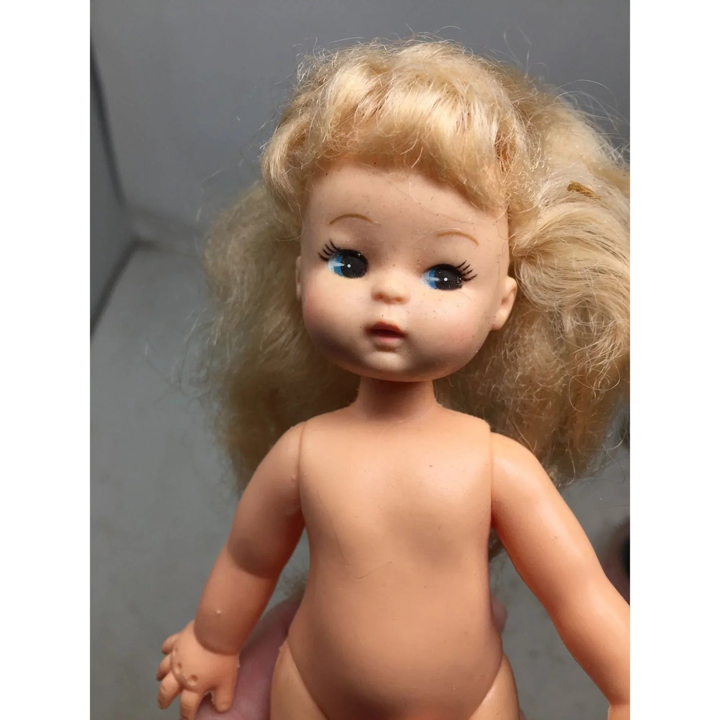 Vintage Unclothed Collectible Doll w/ Bangs & Long Blonde Hair/Blue Eyes A+ Stuff A+ Stuff