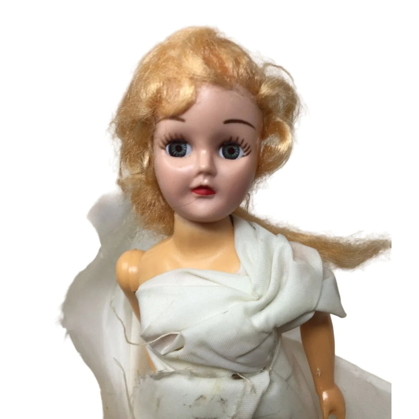 Vintage Collectible Doll Bride Wearing Wedding Dress- Blonde Hair/Light Eyes A+ Stuff A+ Stuff