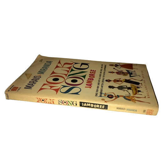 Folk Song Jamboree - great vintage paperback song book - sheet music - illustrated - classics - A+ Stuff