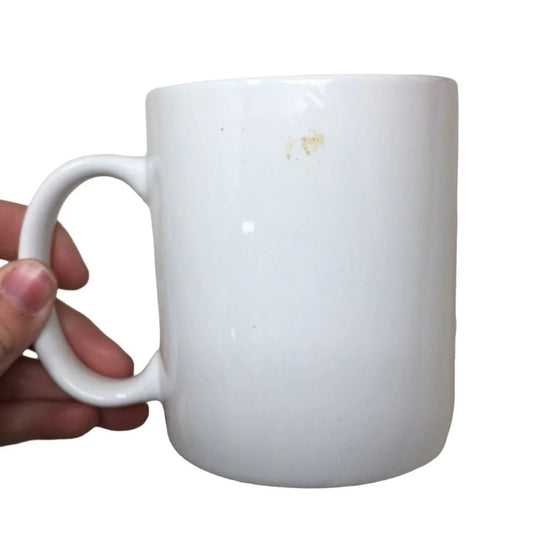 Gaylord Coffee Mug with Person reading Book- Blue and White gaylord A+ Stuff