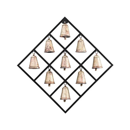 Simply Resonating - Light Bronze Large Bell Wall Decor (32"x32"x5") - A+ Stuff