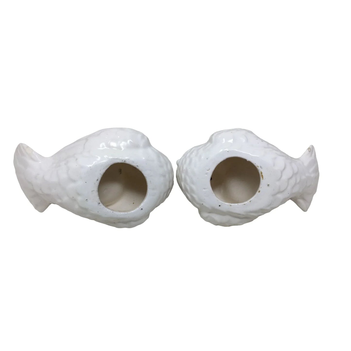 Pair of White Bird Candle Holders- Can be Painted or Keep As Is! A+ Stuff A+ Stuff