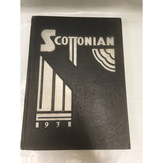 Scottonian Class of 1931 Vintage Yearbook- Scott High School - A+ Stuff