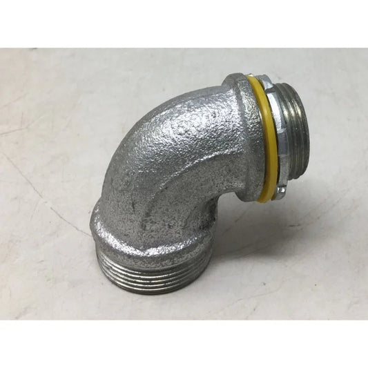 1" sized - 90 - degree liquid - tight connector (An electrical fitting) - A+ Stuff - Electrical Supplies - A+ Stuff