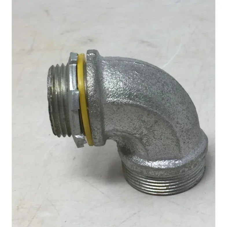 1" sized - 90 - degree liquid - tight connector (An electrical fitting) - A+ Stuff - Electrical Supplies - A+ Stuff