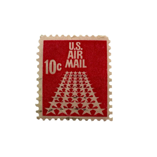 10 Cent US AIR MAIL VINTAGE POSTAGE STAMP - A+ Stuff - Stamp - A+ Stuff