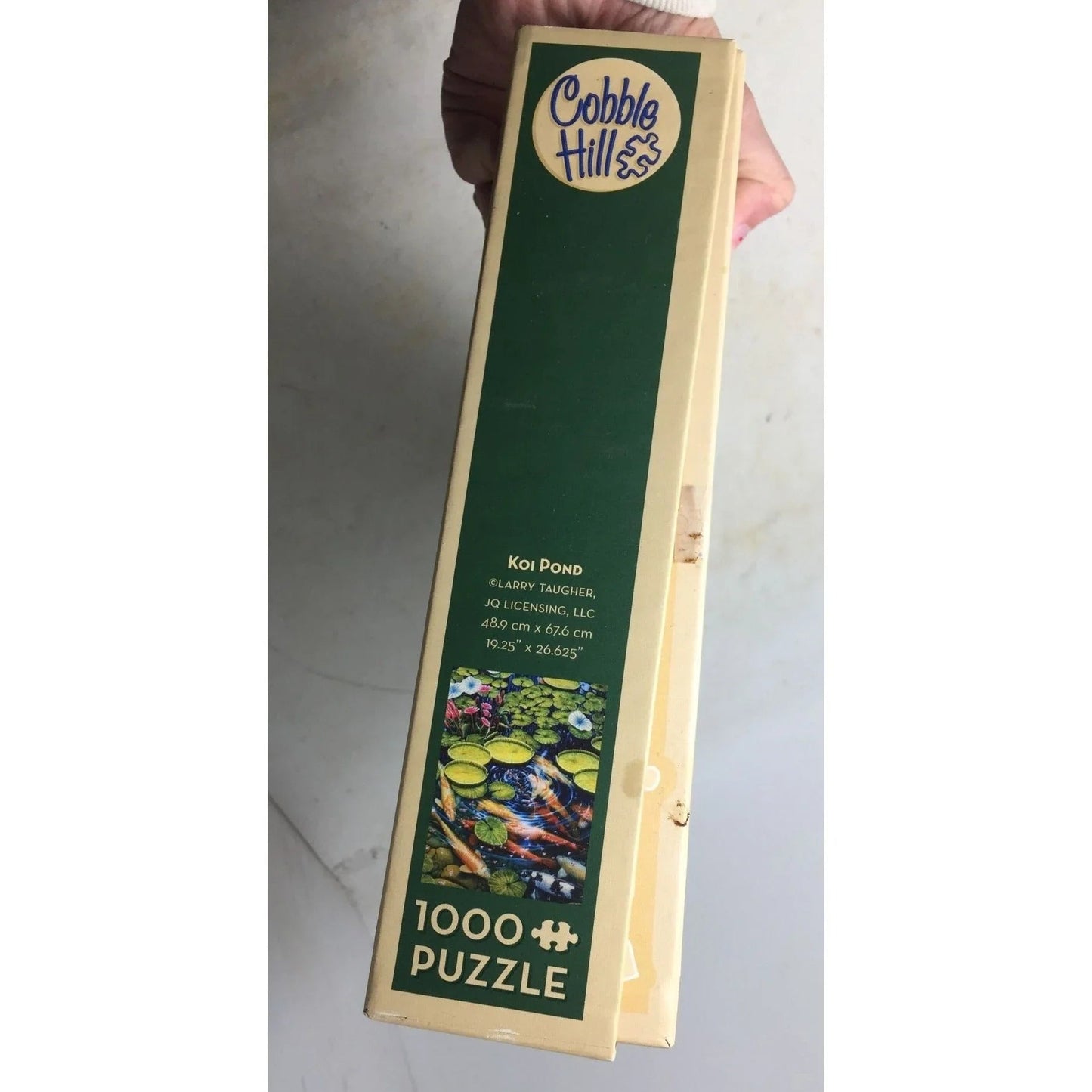 1000 Piece Cobble Hill Puzzle ''Koi Pond'' - A+ Stuff - Games - A+ Stuff