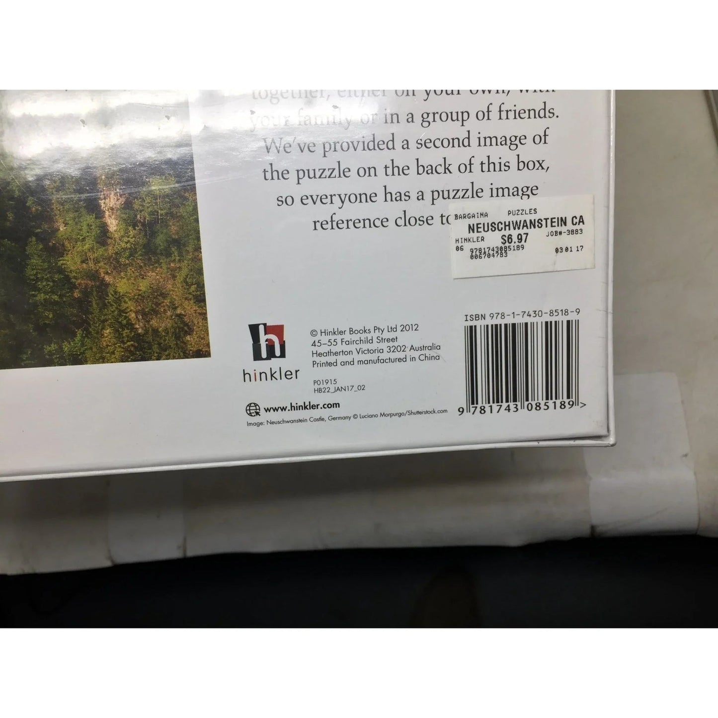 1000 Piece Jigsaw Puzzle ''Neuschwanstein Castle'' - A+ Stuff - Games - A+ Stuff