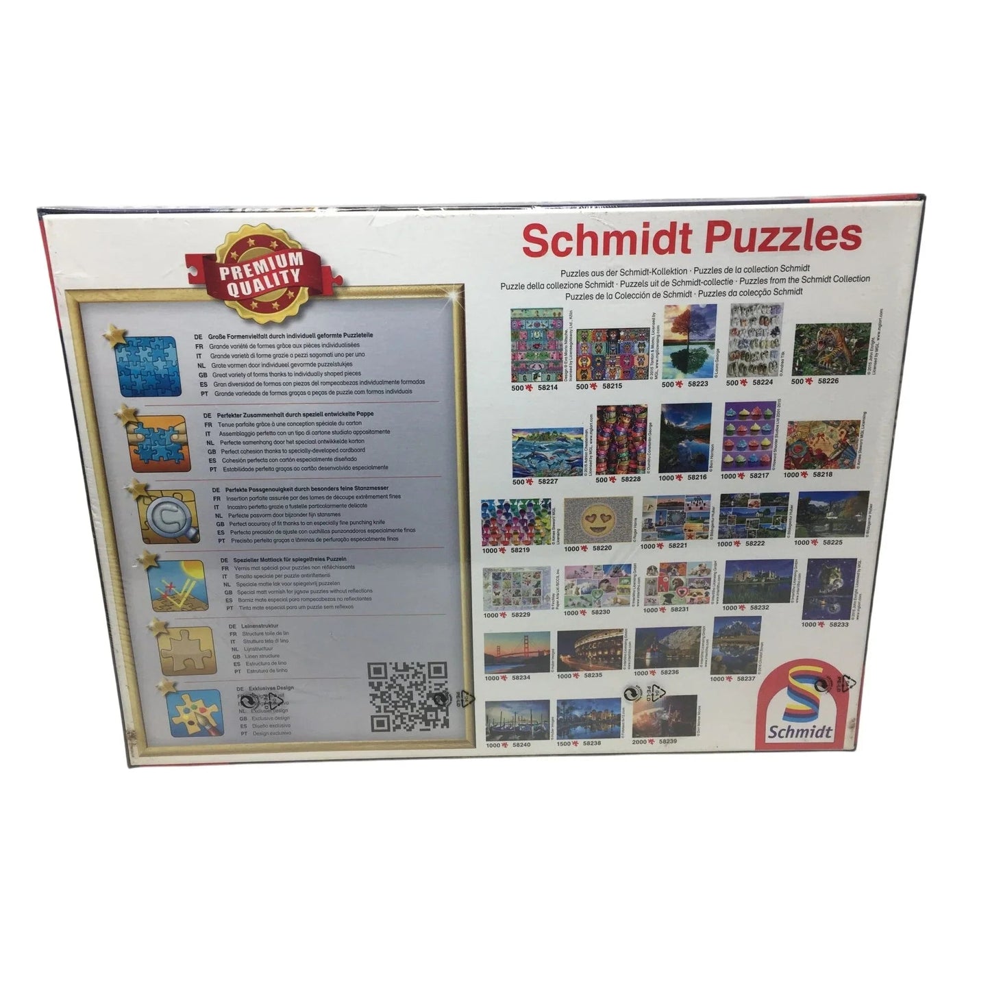 1000 Piece Schmidt Puzzle (new) - A+ Stuff - Games - A+ Stuff