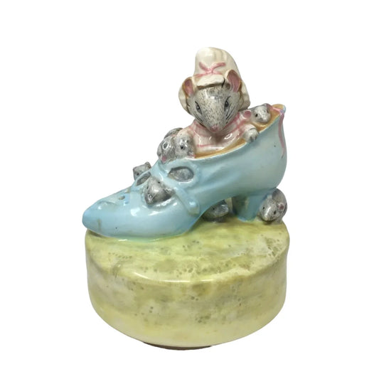 Vintage Schmid There was an old woman that lived in a shoe Music Box - A+ Stuff