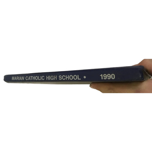Vintage 1990 Marian Catholic High School Hardback Yearbook - A+ Stuff
