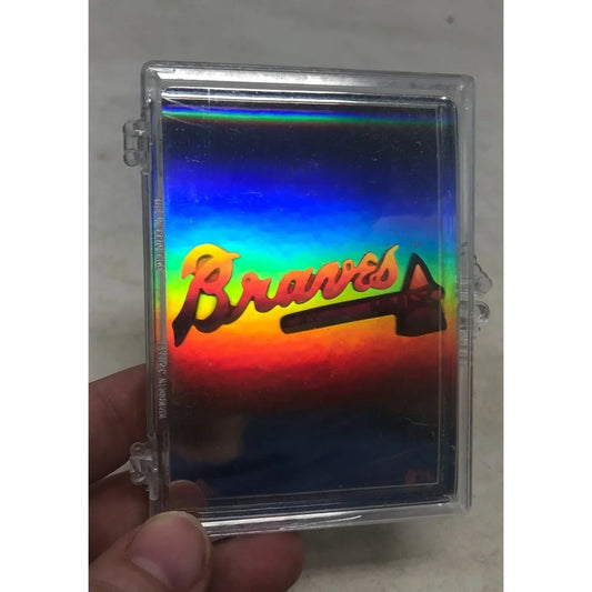 1991 Upper Deck Baseball Atlanta Braves Hologram Card/Sticker A+ Stuff A+ Stuff