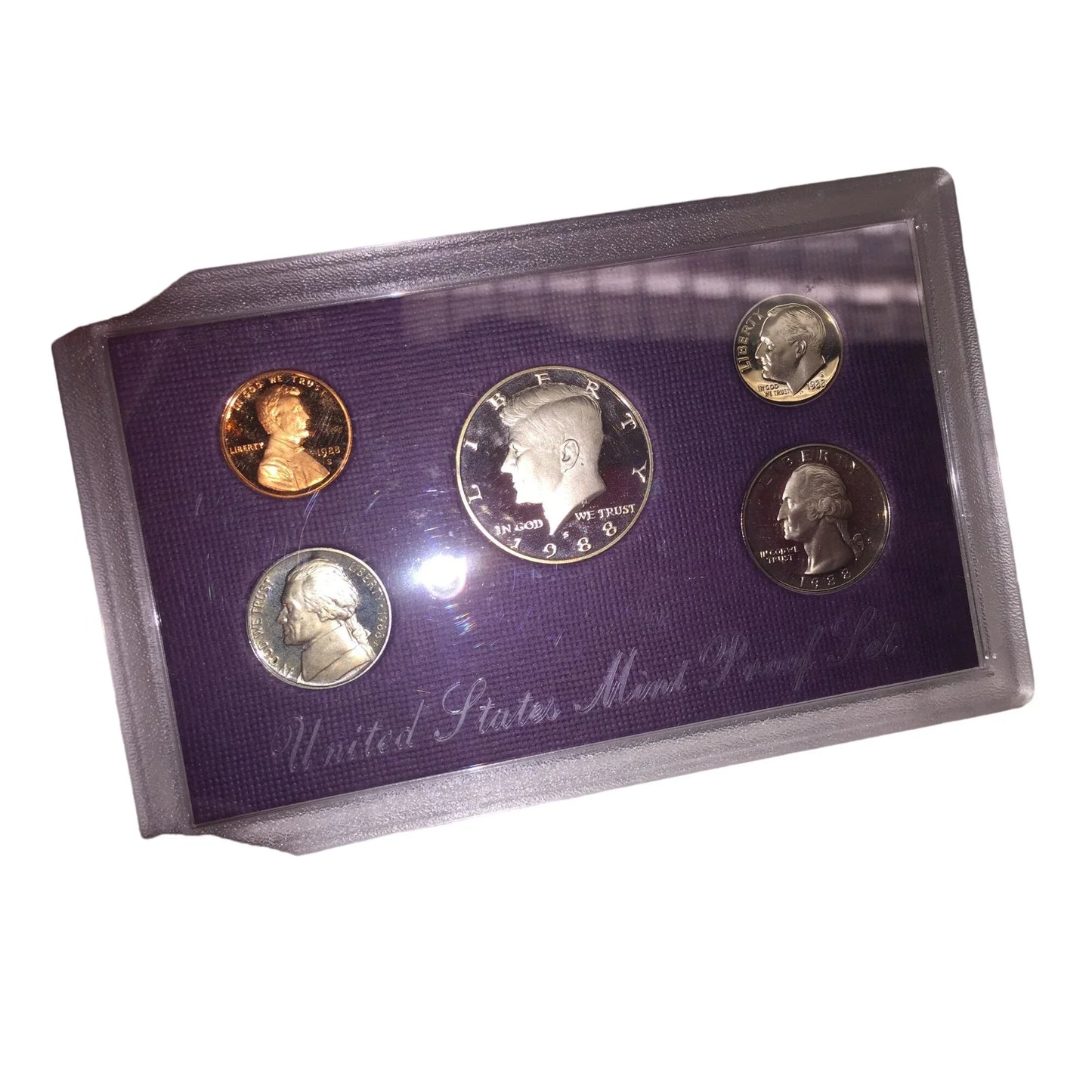 Vintage 1988 United States Mint Proof Set of coins - A+ Stuff