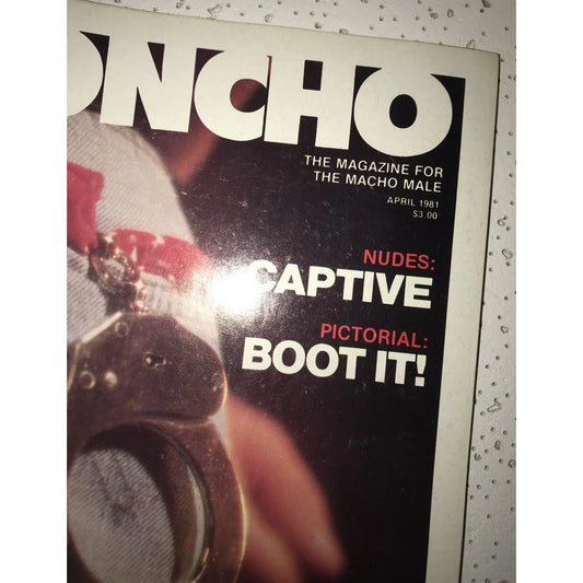 HONCHO April 1981 Vintage Gay Magazine ''The Magazine for the Macho Male" - A+ Stuff