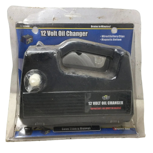 12V Oil Changer - Wired Battery Clips/Magnetic Bottom - New in Package - overtons - Auto Part - A+ Stuff