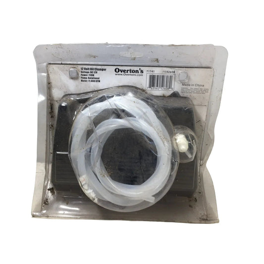 12V Oil Changer - Wired Battery Clips/Magnetic Bottom - New in Package - overtons - Auto Part - A+ Stuff