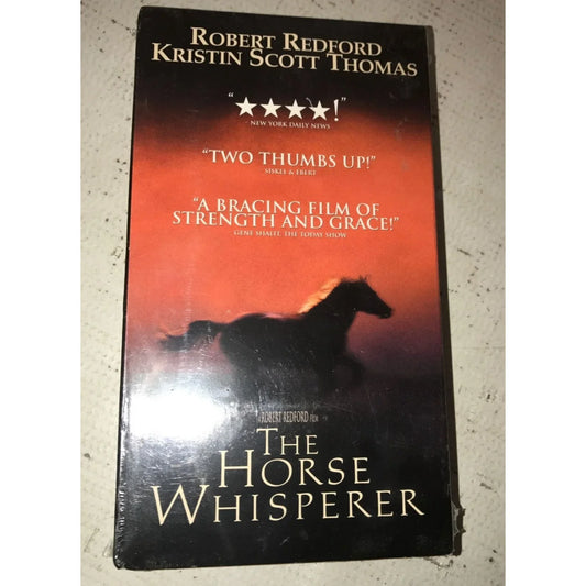 The Horse Whisperer VHS Tape- Robert Redford/Kristin Scott Thomas - A+ Stuff