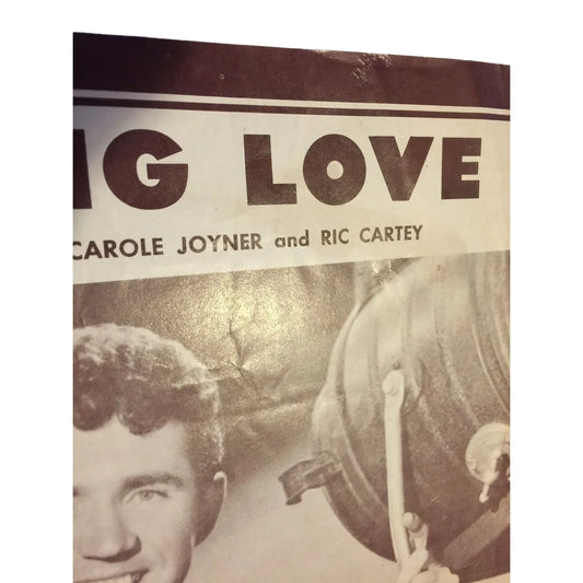 Young Love Words & Music by Carole Joyner & Ric Cartey Vintage Sheet Music - A+ Stuff