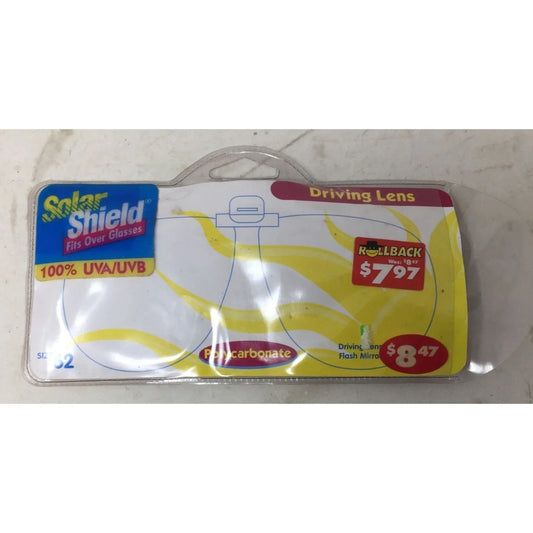 Solar Shield Fits Over Glasses- Driving Lens (100% UVA/UVB) SOLAR SHIELD A+ Stuff