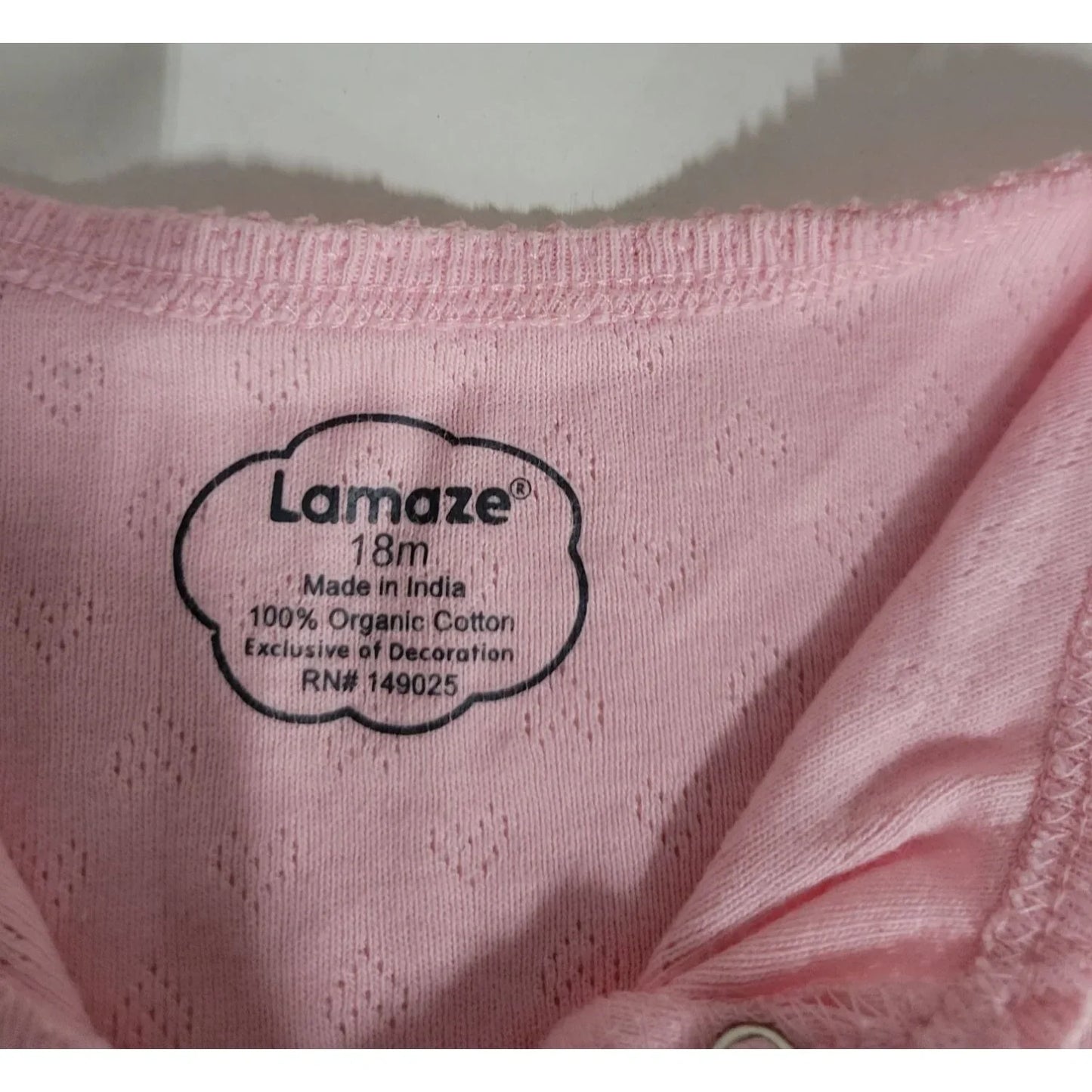 Baby Girl "Lamaze" Cat Purrfect Pink Sweater W/ Buttons Size 18M - A+ Stuff