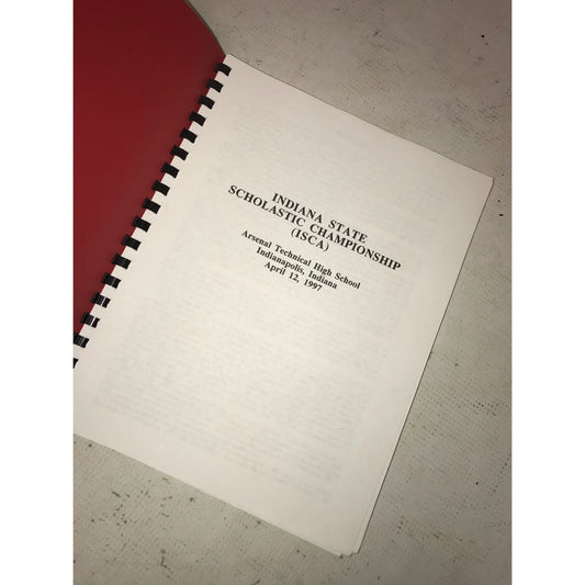Indiana State Scholastic Championship (ISCA) Arsenal Technical High School 1997 - A+ Stuff